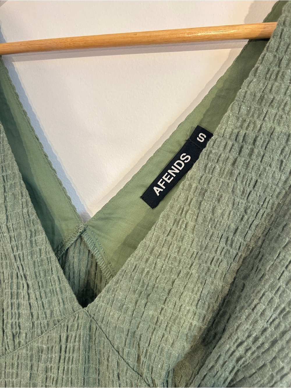 Afends hemp seersucker Focus maxi dress - Picture 5 of 9